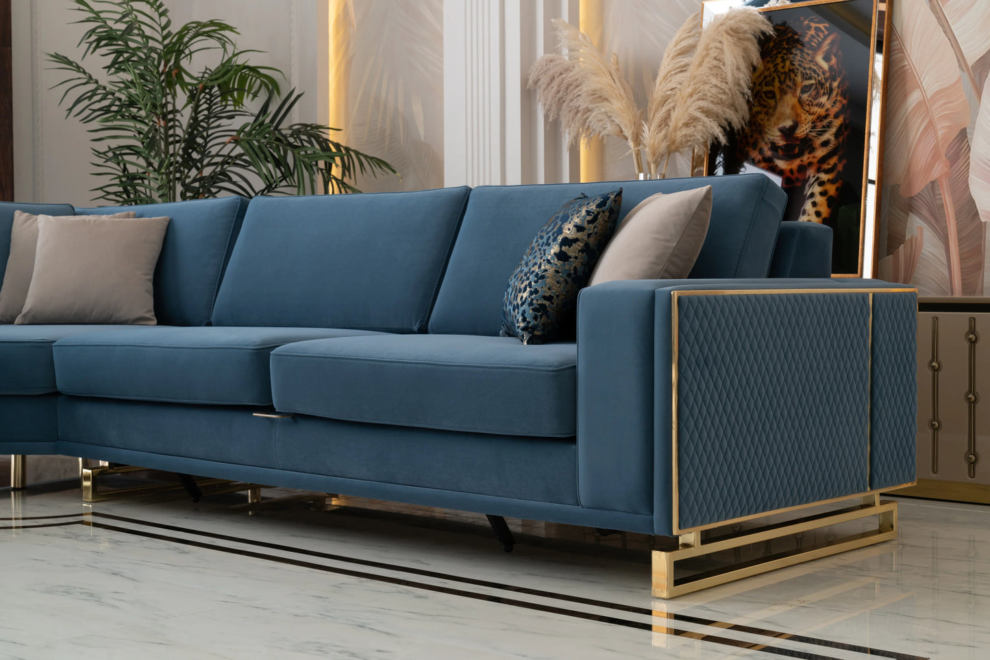 Uluda Corner Sofa: Luxe Life Furniture