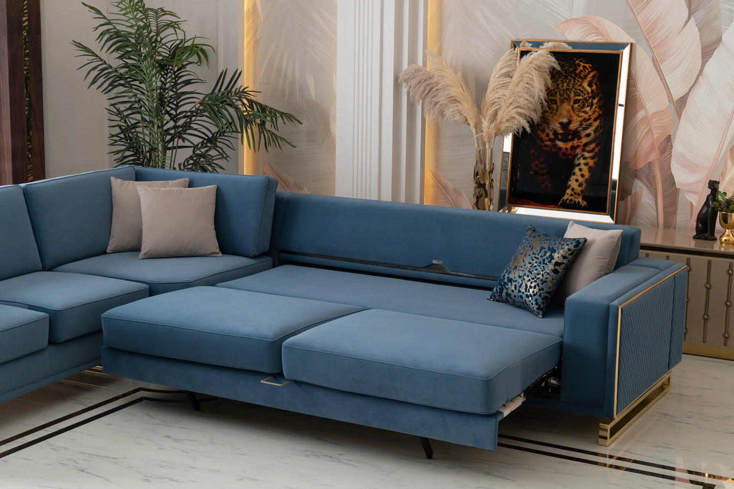 Uluda Corner Sofa: Luxe Life Furniture