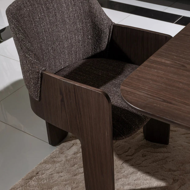 Marmo Cream Wood Dining Chair: Modern Comfort. Luxe Life Furniture