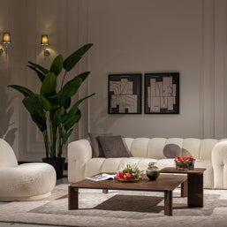 Unwind in Modern Luxury: Puffin 3 Seater Sofa
