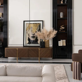 Terra TV Stand with Storage Drawers – Luxe Life Furniture