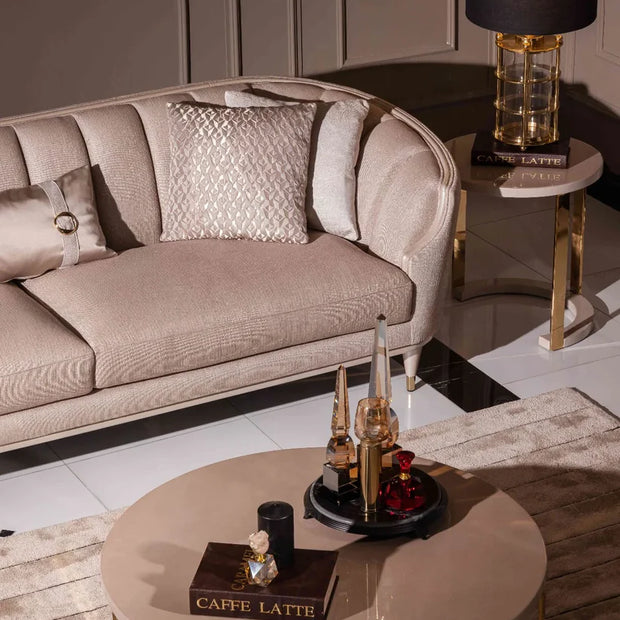 Braga coffee table styled in modern living room
