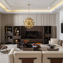 Spacious modular Moka sofa for family living room