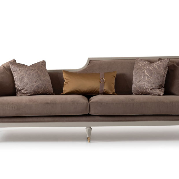 Monaco Wooden Frame 2 Seater Sofa
