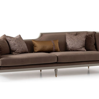 Monaco Wooden Frame 3 Seater Sofa