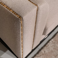 Nevada Sofa Set standard sofa side corner close-up. Luxe Life Furniture.