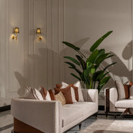  Nevada Sofa Set 4 seater standard sofa, side view with cushion detail. Luxe Life Furniture.