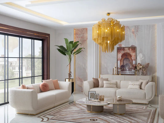 Oscar 5 seater sofa in elegant UK home interior
