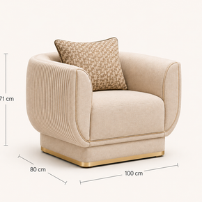 Oscar 1 Seater Sofa