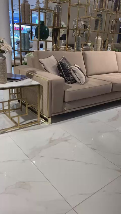 Uluda Corner Sofabed – Beige (Clearance Sale)