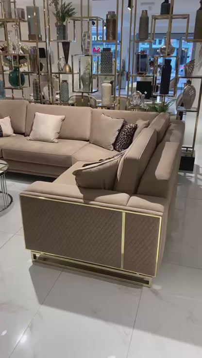 Uluda Corner Sofabed – Beige (Clearance Sale)
