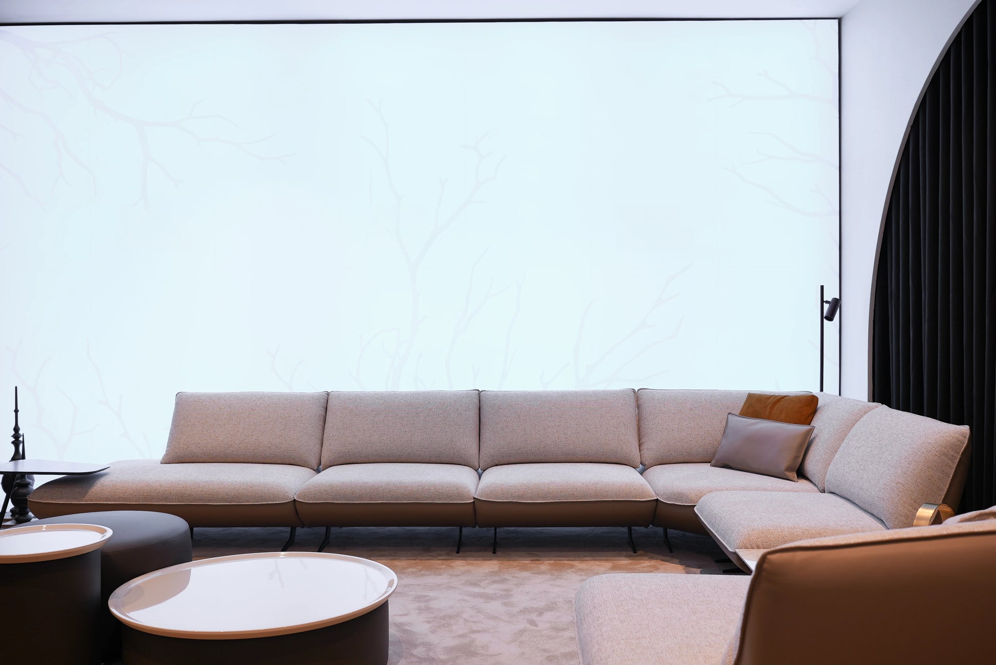 Corner Module of Simba Sofa Set showing modern design