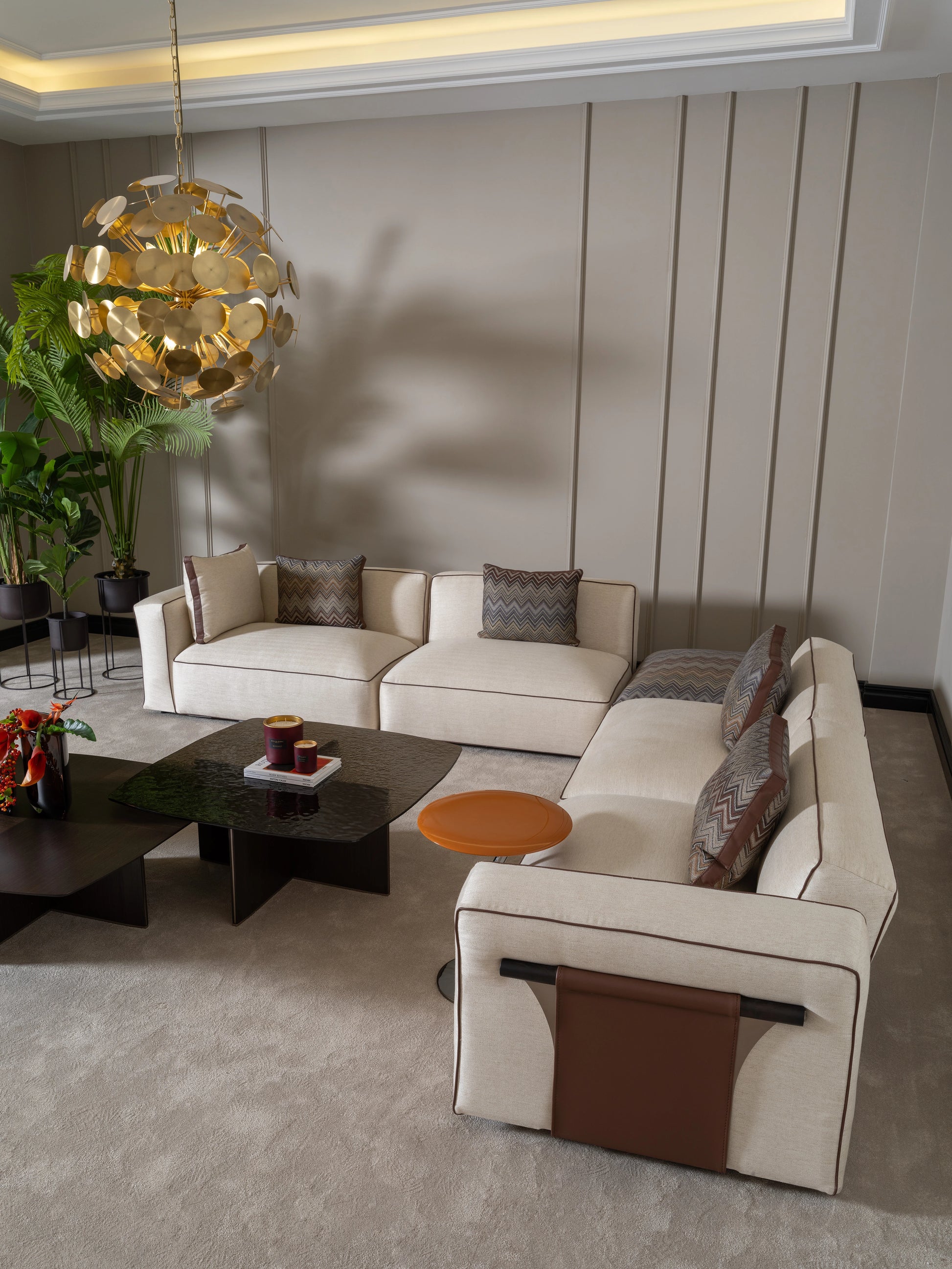 top view for the full Moka sofa 