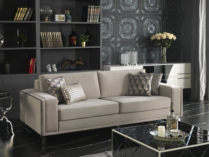 Close-up of Uluda sofa upholstery stitching