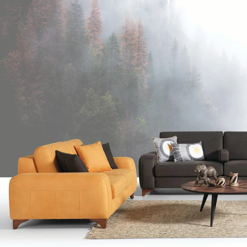 Anemon 2 Seater Sofa | Leather-Look Luxury – Luxe Life Furniture