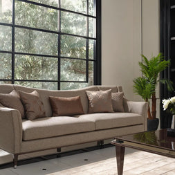 Partial view of coffee table with Varna 4 seater sofa.