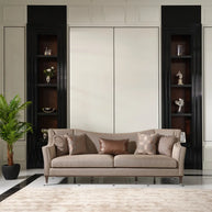 Front view of Varna 4 seater sofa.