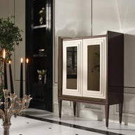 Varna Bar Unit, front side view. Luxe Life Furniture.