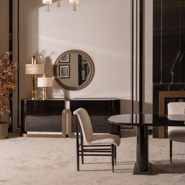 Contemporary dining room featuring Zenith luxury dining furniture